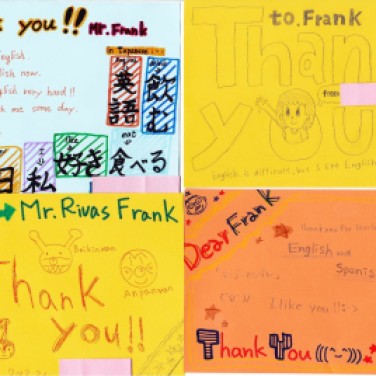 Students gave us a farewell message for 2012